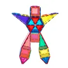 Toys 2020 Christmas Gift Kid Creative ROBOT Magnetic Tile Preschool Educational Building Toys