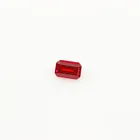 GRC Certificate Brilliant Cut Loose Gemstone Vivid Red 2.53 Ct Faceted Lab Grown Ruby