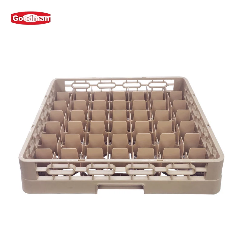 Compartment Restaurant Kitchen Plate Tray Divider Dish Storage Basket Plastic Dishwasher Basket Glass Rack