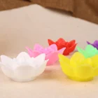 White Led Candle Great Price Reusable Battery Operated Warm White Color Floating Lotus Led Candle