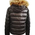 Coat Ladies Thick Short Jacket Fur Collar Woman Winter Coat Long SleeveWinter Women Clothing STREET OEM Pockets