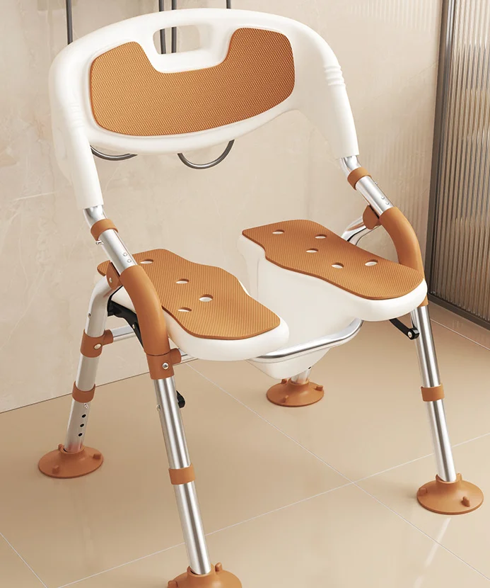 Safe aluminum bathroom chair designed for the disabled and the elderly ...