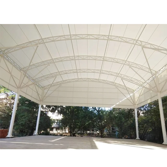 High Quality PVDF Membrane Structures Roof Sports Stadium Roof Tent Outdoor Football Tennis Basketball Court Tent Sport Tent