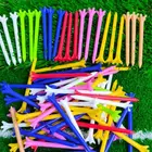 Assorted 2 2021 Hot Selling Assorted Colors Professional Durable 2 3/4 Inch Plastic Golf Tees