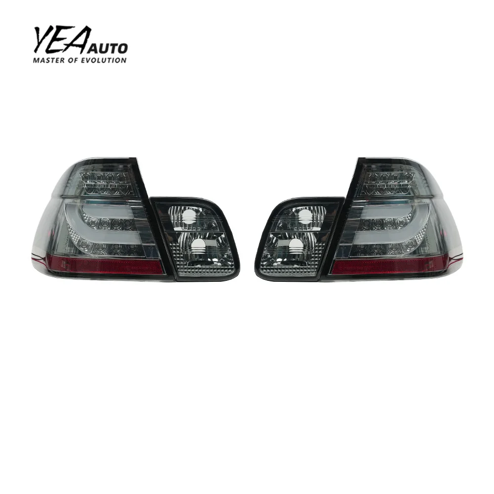 product led taillight for bmw 3 series 4 door 318i 325 e46 lci sedan 2002 2004 tail lights e46 rear lights-4