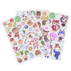 Decorative Stickers Custom Adhesive Vinyl Golden Foil Planet Decorative Cartoon Stickers Sheet For Kids