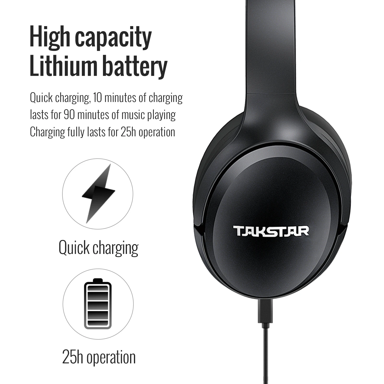 Takstar ML850 Wireless Stereo Headphones Bluetooth 4.2 Headset Professional Music Appreciation Earphone