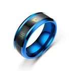 Ring New Technology Design Customized Titanium Steel Smart Temperature Ring