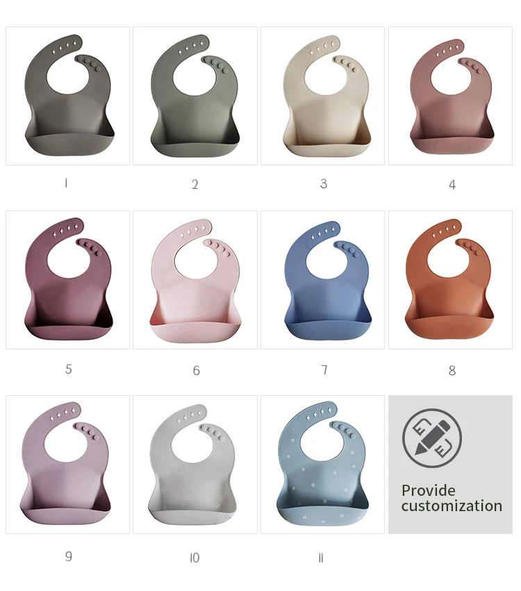 Silicone Baby Feeding Bib