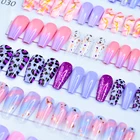 Hand Made Supply Wholesale Multi Color Optional Designed False Nails Full Cover Hand Made Press On Nails