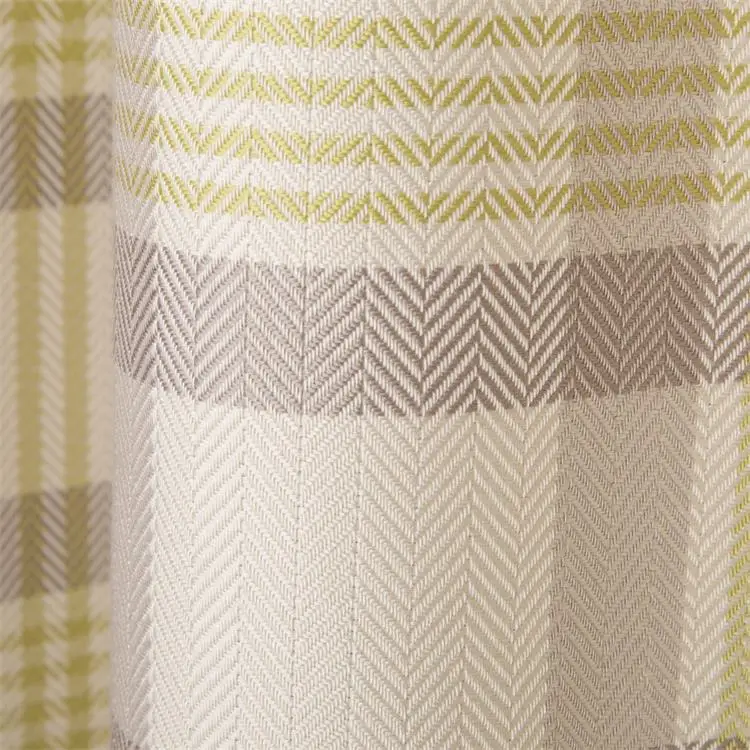 Loom jacquard plaid pattern curtain textile jacquard curtain fabrics turkey