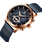 Watch Mens Amazon Hot Sale Men's Sports Watch Milanese Mesh Steel Belt Multifunctional Mens Luxury Watch