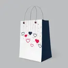 Wedding Bag Customized Wedding Paper Bag For Gift Package With Love Pattern