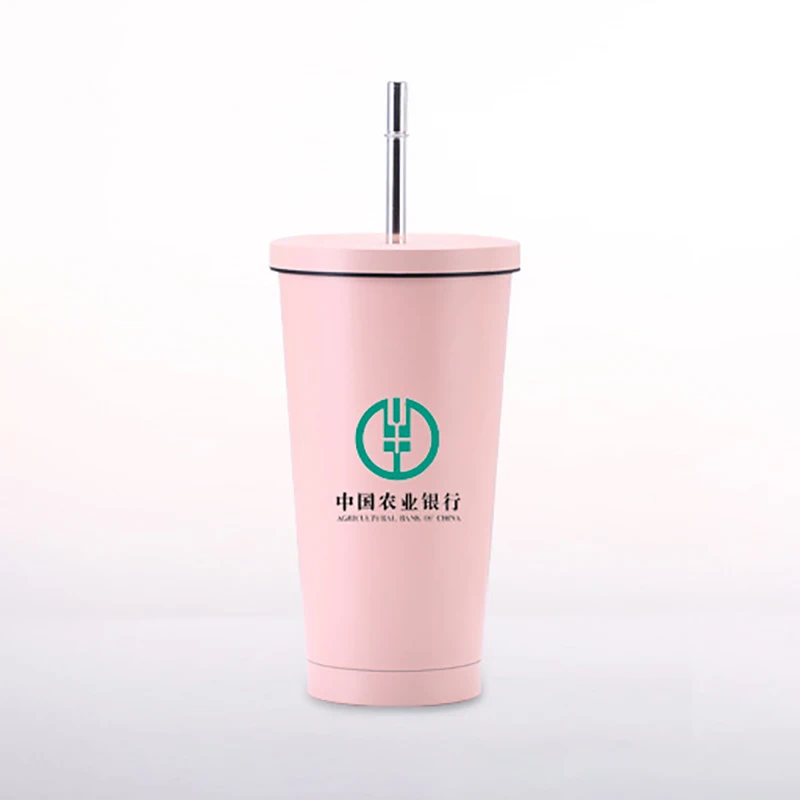 24oz 16oz Classic Stainless Steel Insulated Travel Water Tumbler Cup with Straw Lid 750ml 500ml Cold Brew Tea Iced Coffee Mug