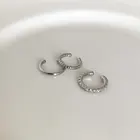 Clip Earrings Maxery Temperament Ear Clip No Pierced Ears Ear Bone Clip French Minimalist Fashion Korean Earrings