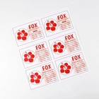 PET Small Labels Stickers Die Cut Custom Logo Sticker Personalised Label Stickers