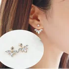 Earrings Silver 2021 New Fashion Jewelry Earrings For Women Silver Petal Stud Earrings