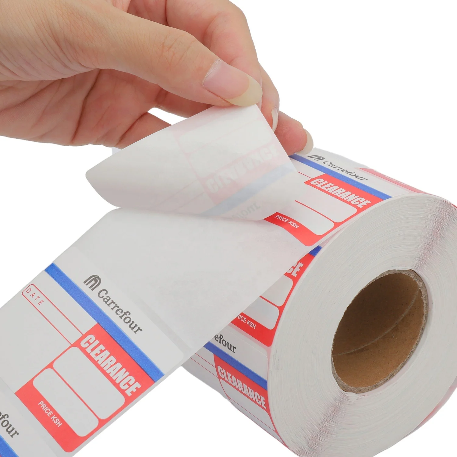 Hot Selling Custom Printed 58x40 Mm Self Adhesive Direct Thermal Scale Labels Waterproof For E-commerce Brand Logo