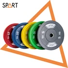 Weight 20kg Weight Bumper Plates Weight Lifting 5KG 10KG 15KG 20KG 25KG Colorful Rubber Bumper Barbell Weight Plates