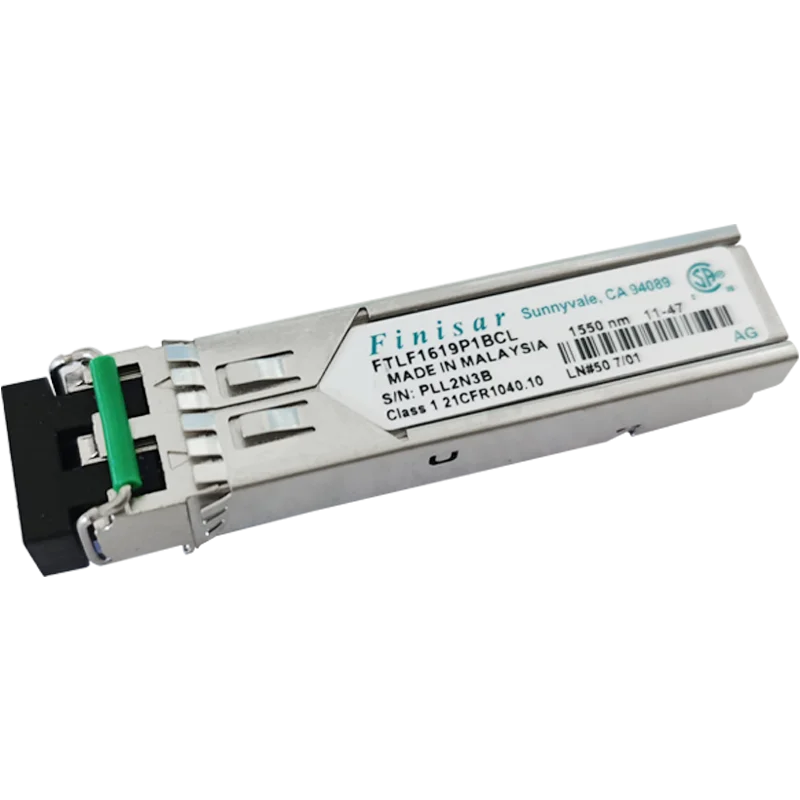 FTLF1619P1BCL Finisar Transceiver With 2.125Gb/S Bi-Directional Data Links 110km 1550nm