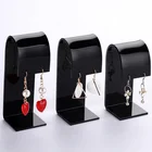Jewelry Popular Acrylic Earring Display Stand Organizer Shelf Jewelry Display Case Earring Hook