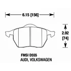 Car Pads Auto Car Brake Pads For AUDI