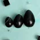 Stone Obsidian Stone Yoni Egg Jade Kit A Grade Healing Yoni Eggs Gia Certified With Box