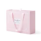 Box Wedding For Pink Cardboard Gift Packaging Box Holiday Wedding Custom Logo Rigid Sliding Out Drawer Box For Jewelry