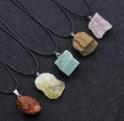 Stone Quartz Pendant Hot Sale Natural Raw Stone Agate Amethyst Rough Rose Quartz Pendant