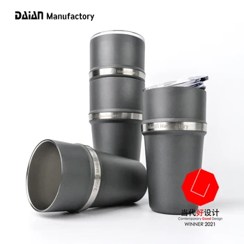 Daian Amazon Top Seller 2022 Design Patent 16oz 26oz Stackable Pint Cup Vacuum Coffee Mug Sublimation Stainless Steel Tumblers