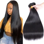 Hair Wholesale Grade 10A Raw Virgin Cuticle Aligned Hair Brazilian Human Hair Bundles With Closure