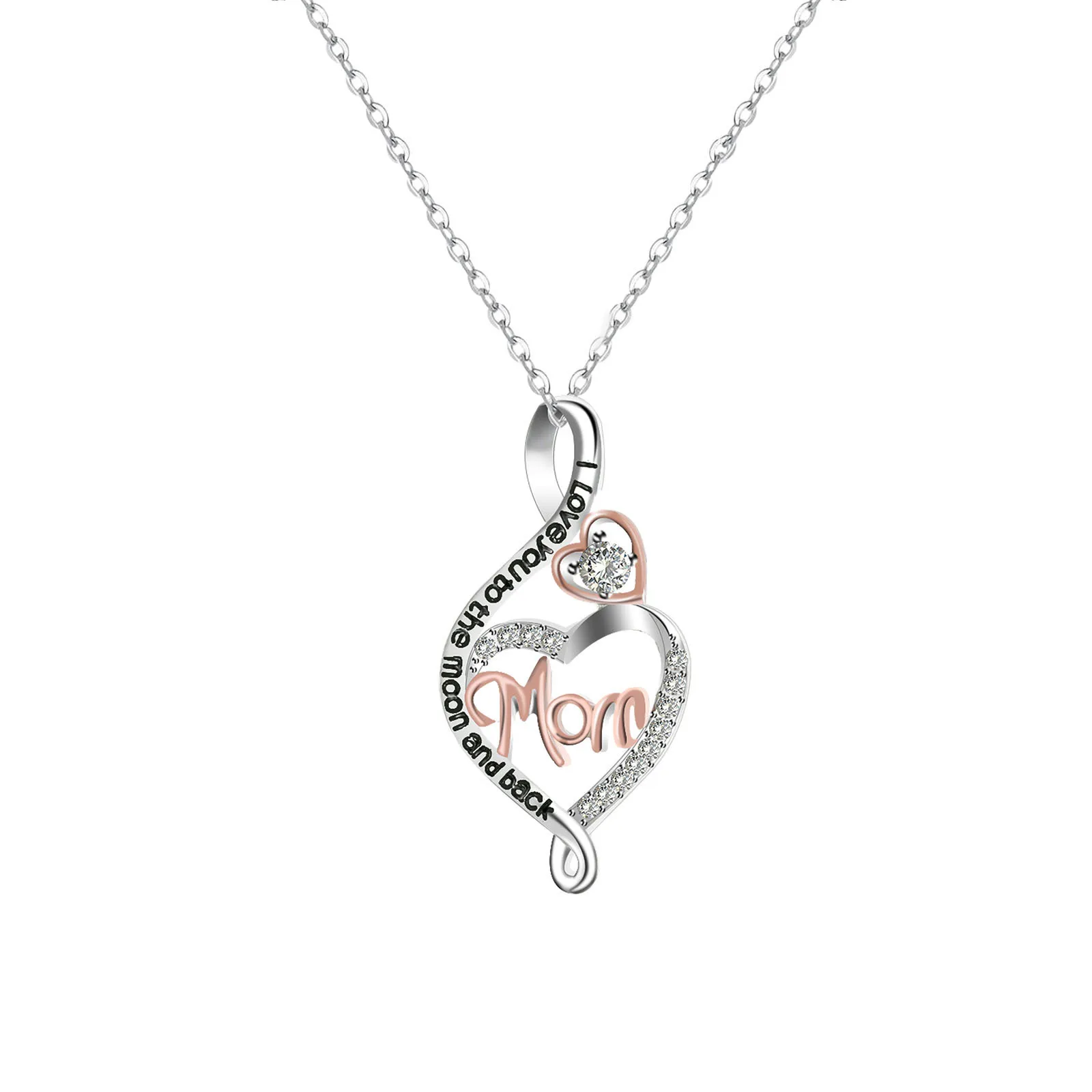 diamond mothers day necklace