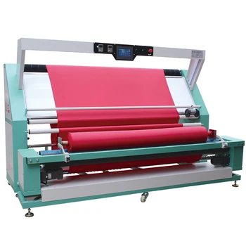 YL2011-J5s knitted fabric inspection measuring rolling machine with edge alignment