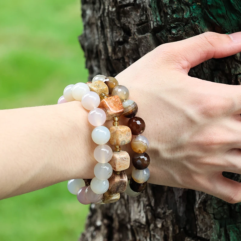 chrysanthemum stone bracelet