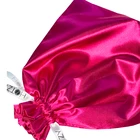 Satin Bags With Satin Authored ISO Environmental Silk Satin Bags Extension Hair With Custom Screen Printing Logo