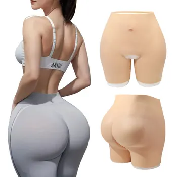 Silicone Butt Artificial Open Crotch Hip Lifter  Buttock Silicone Hips And Butt Lifter Bum Lift Shaper Silicone Buttocks