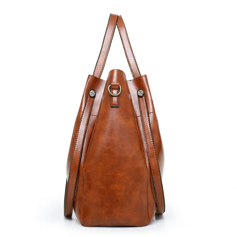 Custom Wholesale Hand Bags Shoulder Fashion Designer Luxury PU Leather Purses Tote Bags Women Ladies Handbags Set