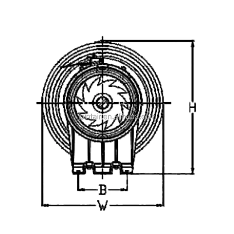 Inline Duct Fan, HVAC, Plastic - detail 12