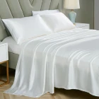 Flat Sheet Natural Handmade 19mm Charmeuse Wholesale Silk Flat Sheet For Home Hotel