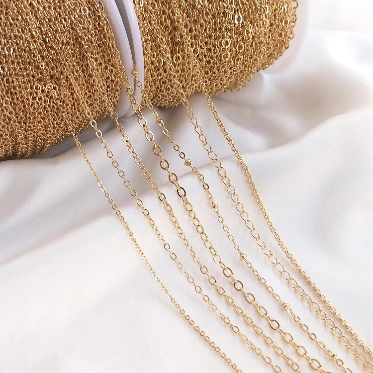 Buy 14k Real Gold Plated Chain,Necklace 