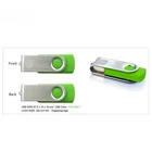 Stick Usb Drive 64gb Custom Bulk Cheap Twister Pen Drive 4Gb 8Gb 16Gb Usb Stick 32Gb 64Gb 2.0 Metal Swivel Usb Flash Drive With Logo