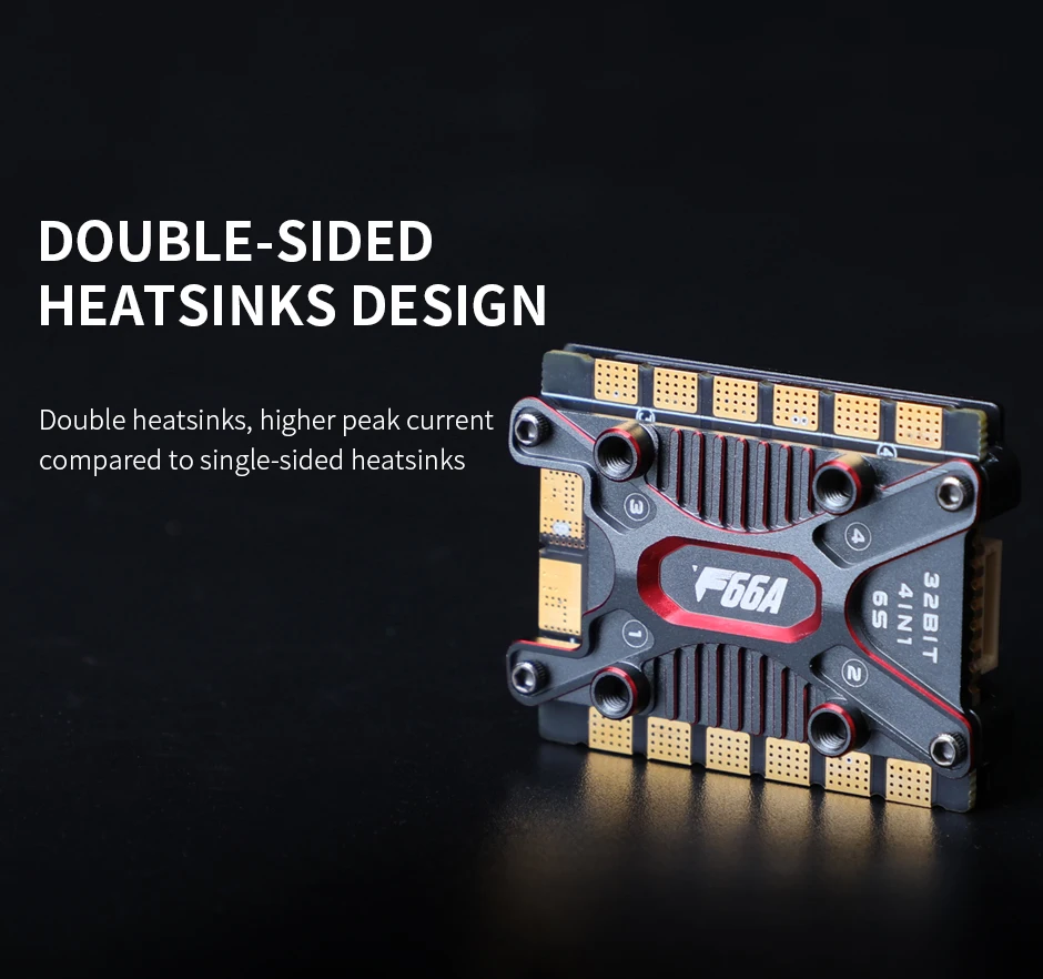 LIGPOWER F66A Mini 4in1 Metal FPV ESC with Private Mold Delivers 66A Continuous Current for Compact 3S to 6S Drone Builds H4aff415d75814189b36d381004374195q