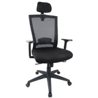 Chair Desk With High Back Mesh Fabric Ergonomic Executive Chair Computer Desk Office Chair Swivel With Headrest