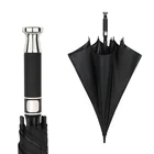 Umbrella Large Umbrella Straight Big Large Sport Golf Umbrella Double Canopy Rolls Royce Umbrella With Silver Metal Handle