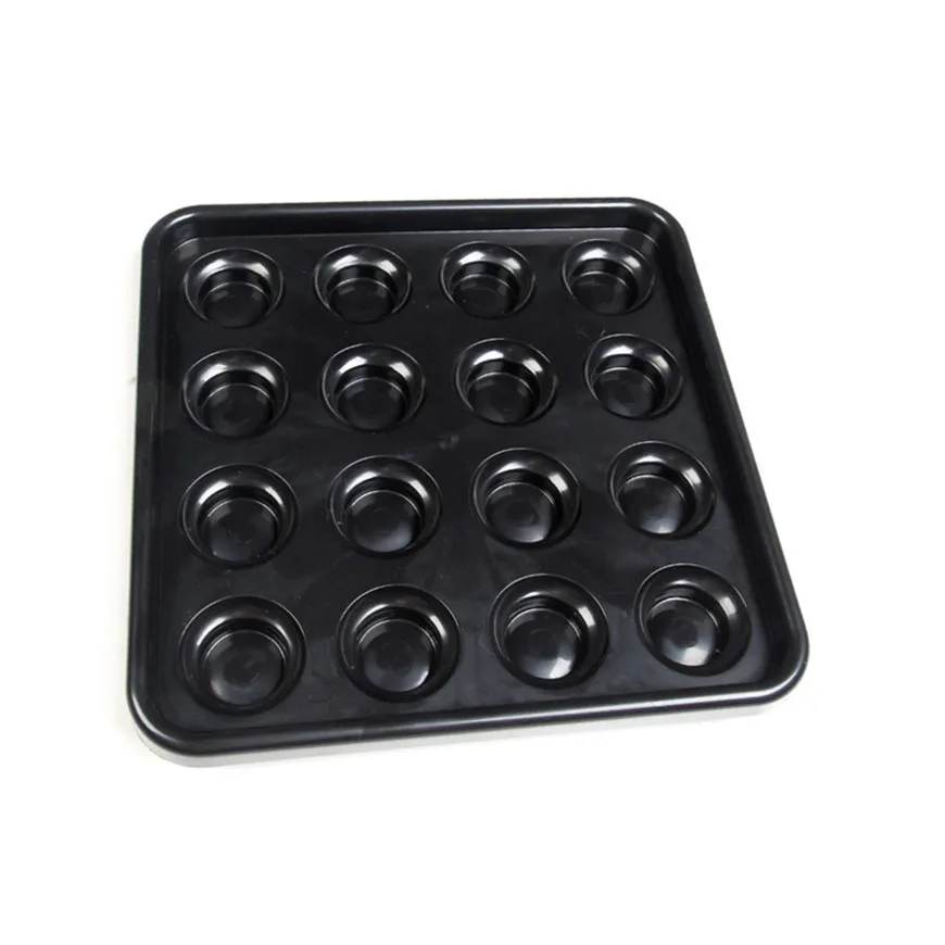 16 Holes Pool Ball Tray Billiard Ball Holder Tray Storage Pool Table