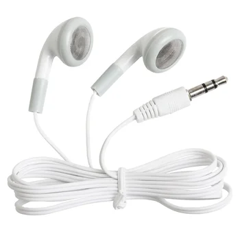 Disposable Earphones Cheap Wired Headphone Mobile Heads-free Earphone Cheap