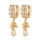 Earring Western Earings 18K Oro Grande Accesorios Para Mujer Aretes Bisuteria Earring Jewelry