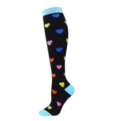 Hot Medical Stockings Mens Nurse 20-30 mmgh Compression Socks for Running Sport Cycling Knee High Socks
