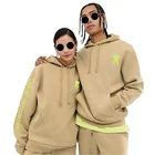 Oem Men Winter OEM Wholesale Blank Oversized Sweatsuit Unisex Custom Fashion Cotton Sweat Suits Men