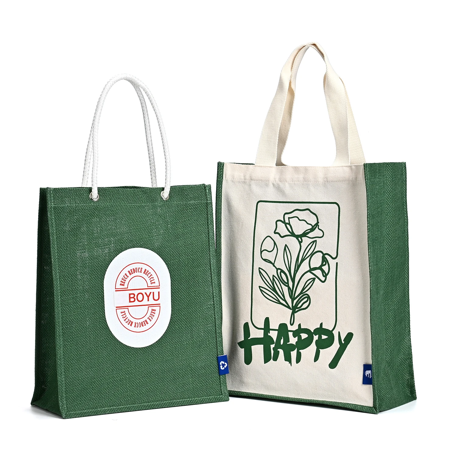 Hot Selling Wholesale Cheap Natural Jute Tote Bag Shopping Bag Burlap Tote Bag Custom logo supplier